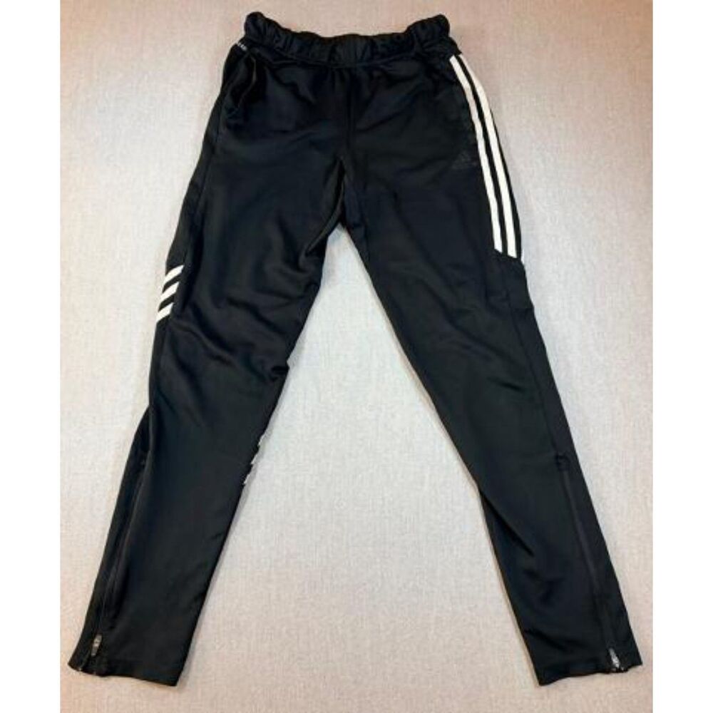 Adidas AEROREADY Track Pants Mens Size S Black Athletic Joggers